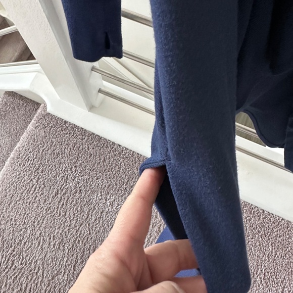 Lilly Pulitzer Elyssa Wrap Knit Cardigan Sweater Navy XXS - Picture 8 of 9